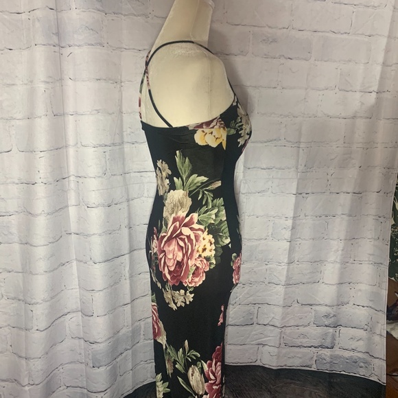 Windsor Scoop Neck Floral Maxi Womans Dress S - Picture 4 of 9